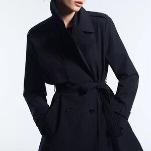 Zara blue Trench Coat